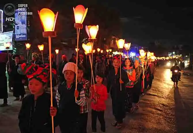 Фестивальные ночи в Мьянме и Таиланде