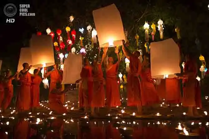 Фестивальные ночи в Мьянме и Таиланде