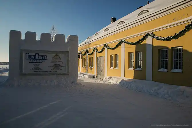Путешествие по снежному замку в Кеми