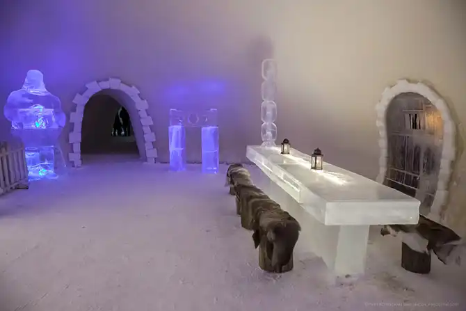 Путешествие по снежному замку в Кеми