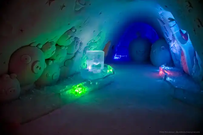 Путешествие по снежному замку в Кеми