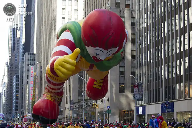 Как прошел парад в честь Дня благодарения в Нью-Йорке