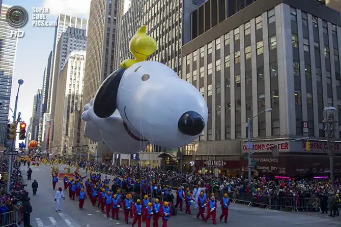 Как прошел парад в честь Дня благодарения в Нью-Йорке