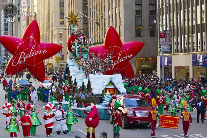 Как прошел парад в честь Дня благодарения в Нью-Йорке
