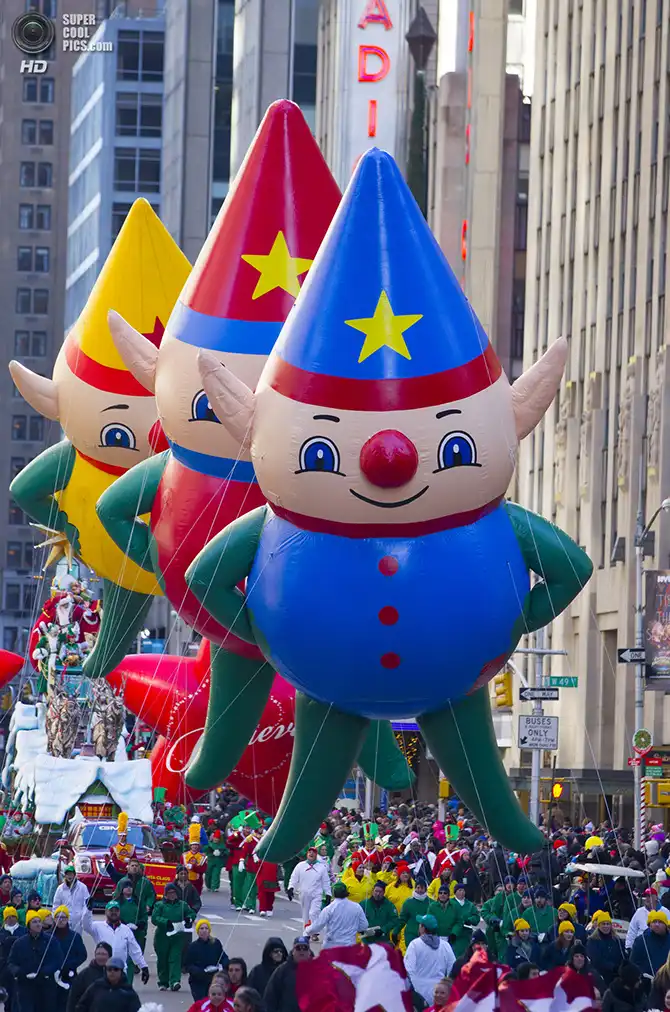 Как прошел парад в честь Дня благодарения в Нью-Йорке