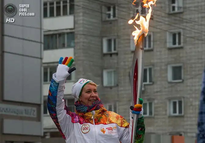 Эстафета олимпийского огня «Сочи-2014»