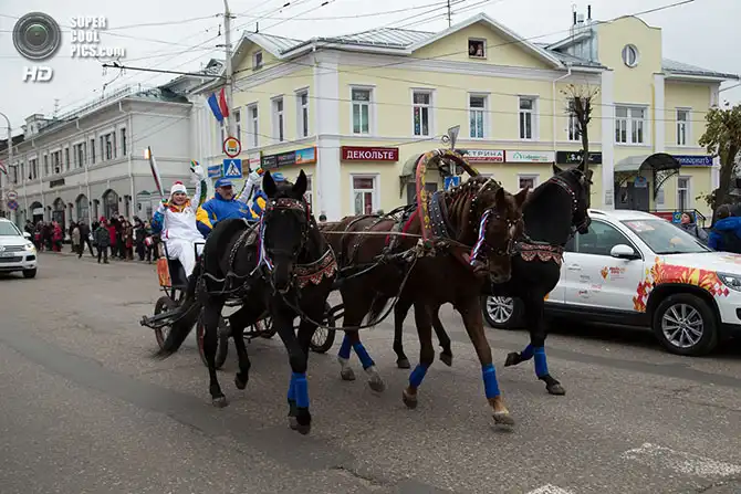 Эстафета олимпийского огня «Сочи-2014»
