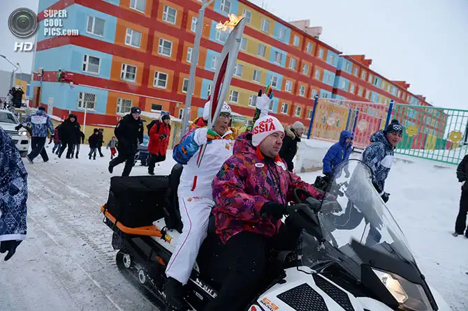 Эстафета олимпийского огня «Сочи-2014»