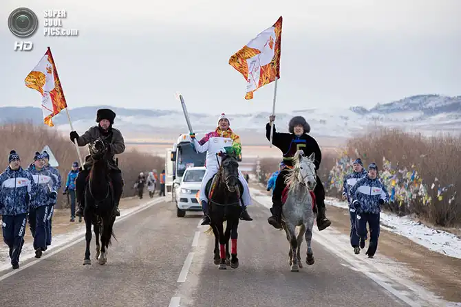 Эстафета олимпийского огня «Сочи-2014»