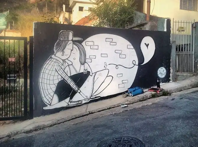 Стрит-арт, наполненный любовью Алекса Сенны