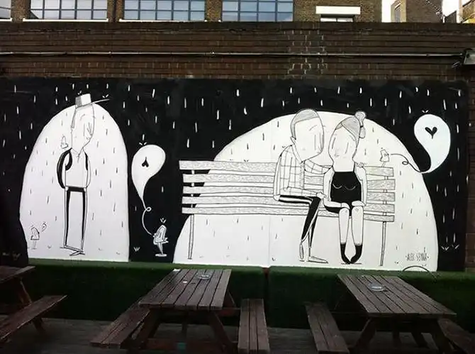 Стрит-арт, наполненный любовью Алекса Сенны