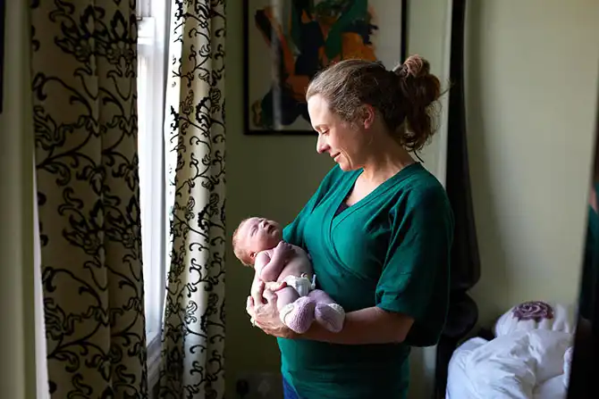 Первый день с мамой