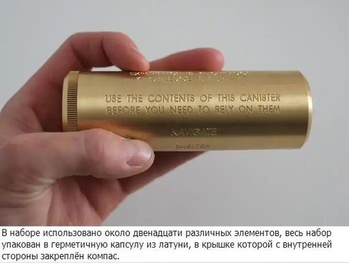 Креативный и миниатюрный набор для выживания