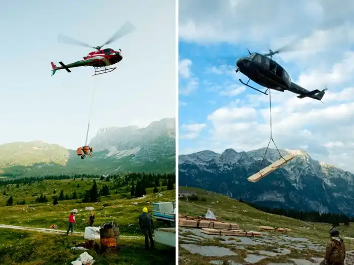 "Чилаут" для альпинистов на вершине Альп