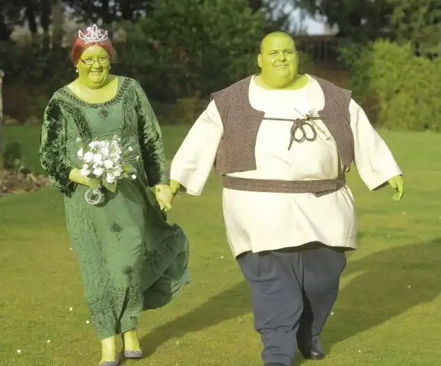 Свадьба в стиле 'Шрек'