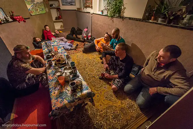 Быт буддийского монастыря на Урале