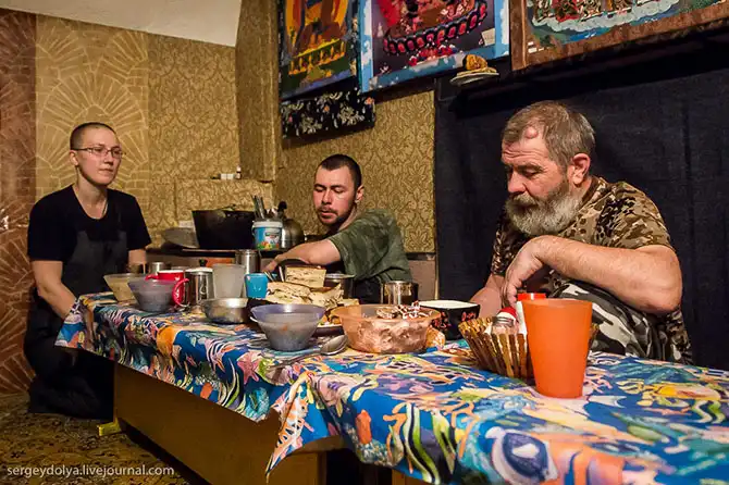 Быт буддийского монастыря на Урале