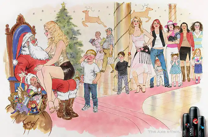 Реклама по-новогоднему