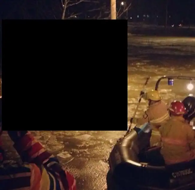 Эпик фэйл на замерзшем озере