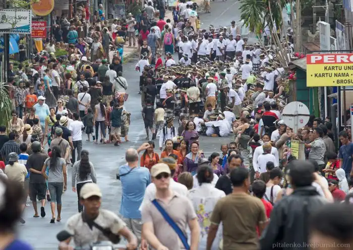 Ритуал кремации на острове Бали