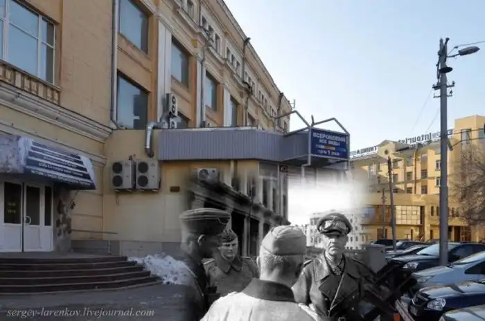 Волгоград в наше время - Сталинград времен войны