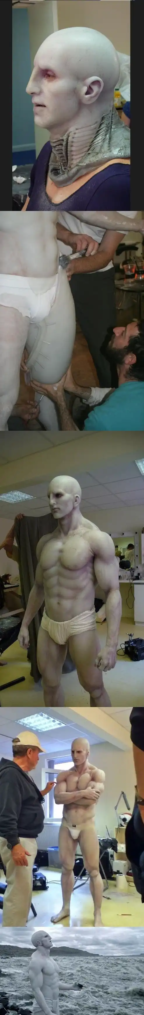 Как создавался инопланетянин из фильма "Прометей"