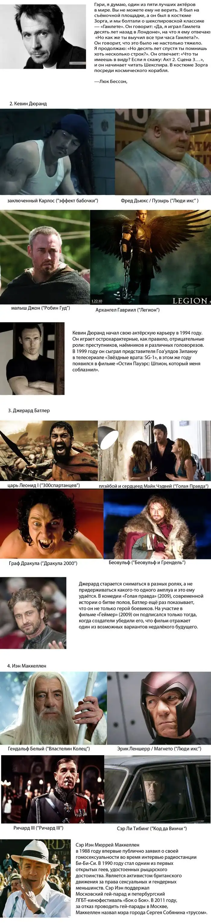 Актеры - мастера перевоплощения