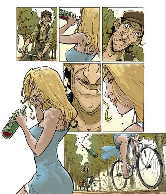 Философский комикс про велосипедиста