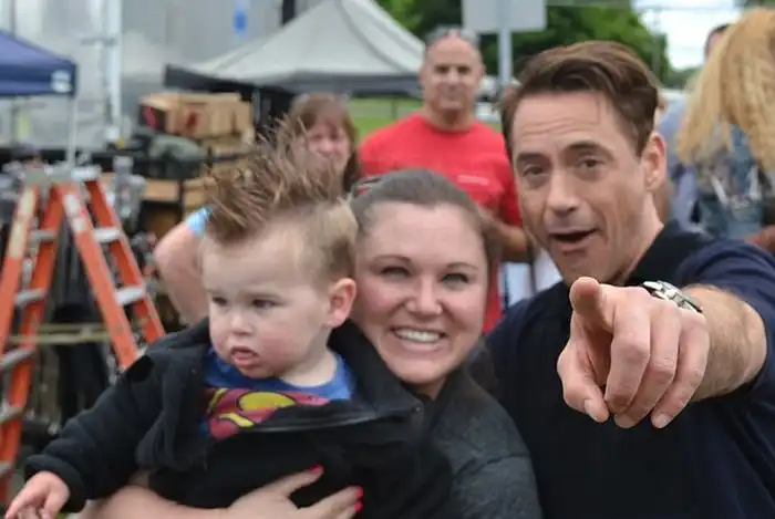 Малыш разочаровался при встрече с Железным Человеком