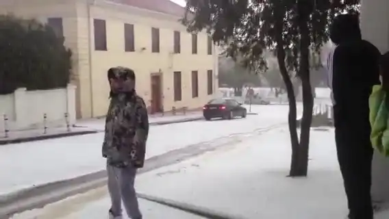 Снегопад в Кейптауне