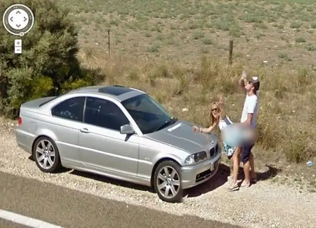 Странные моменты в Google Street View