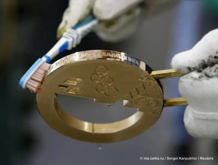 Как изготавливают Олимпийские медали