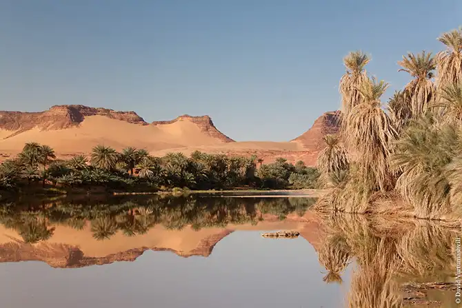 Оазисы в бесконечном море песков Африки
