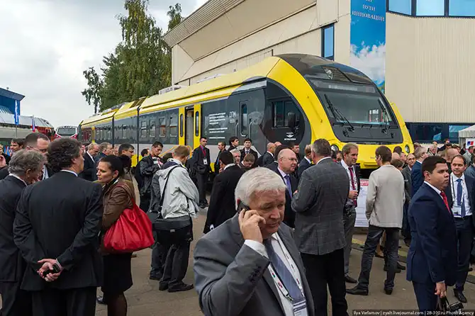 Инновационные поезда на международном железнодорожном салоне