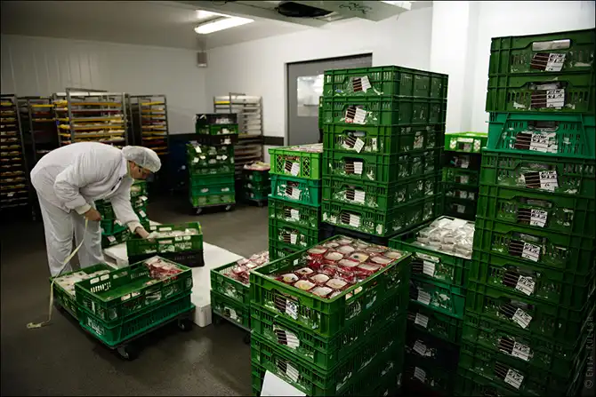 Как готовят самолетную еду