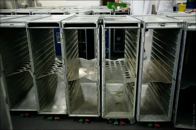 Как готовят самолетную еду