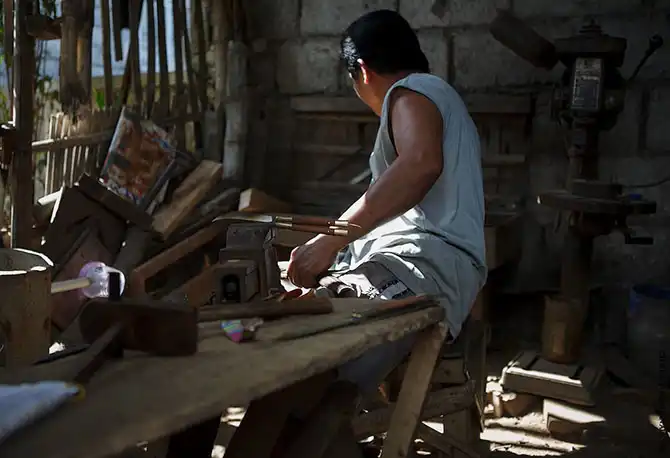 Как и где делают балисонг - филиппинский нож-бабочку