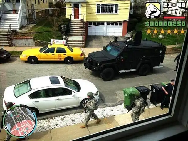 Необычные снимки в стиле "GTA", сделанные в реальной жизни