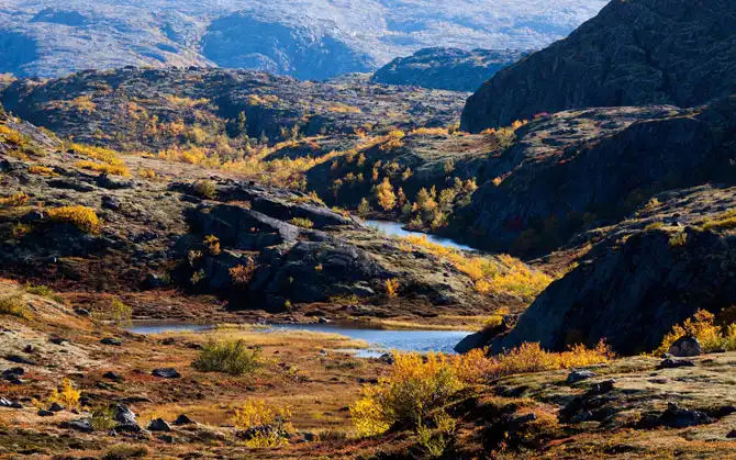 Осень на Кольском полуострове