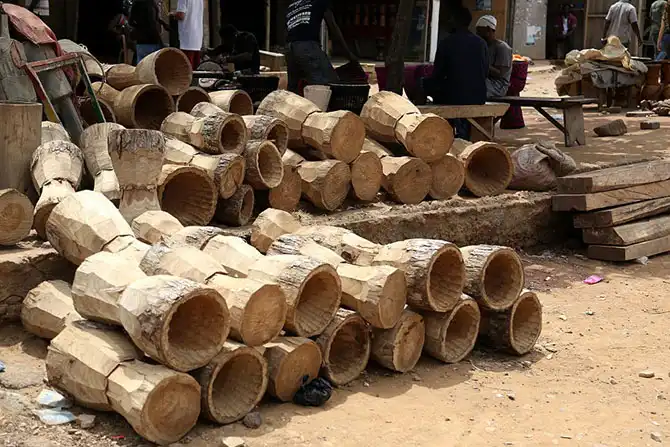 Белоручки или как делают джембе