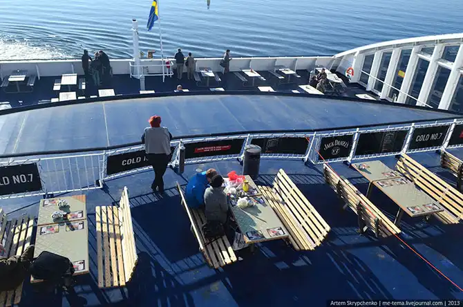 Дорога из Таллина в Хельсинки на круизном пароме