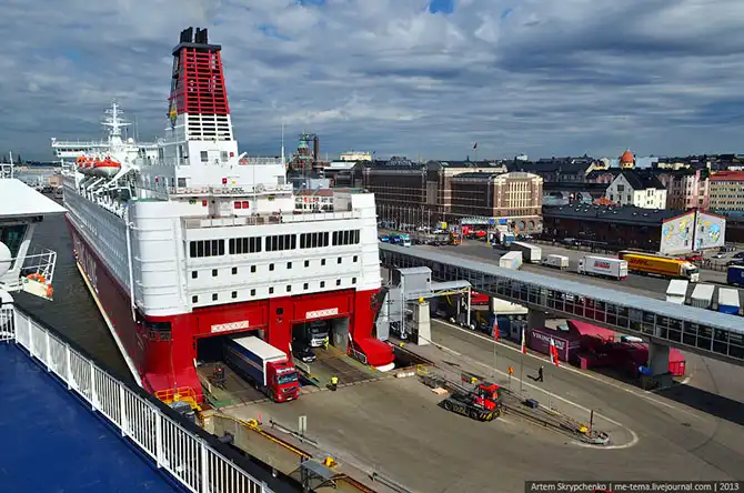 Дорога из Таллина в Хельсинки на круизном пароме