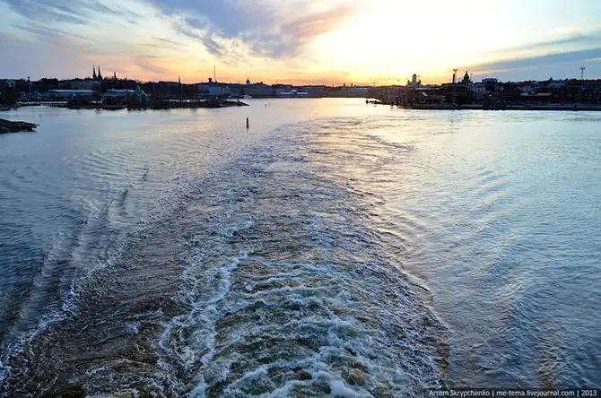Дорога из Таллина в Хельсинки на круизном пароме