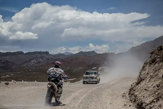 Дакар 2014. Перевал на высоте 3 км