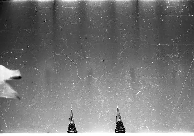 Парад на Красной площади 1 мая 1951 года