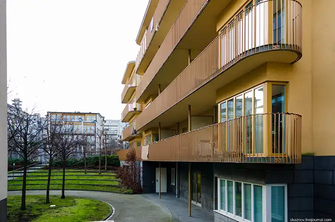 Прогулка по экокварталу, построенному на месте заброшенной промзоны