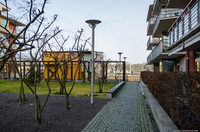 Прогулка по экокварталу, построенному на месте заброшенной промзоны