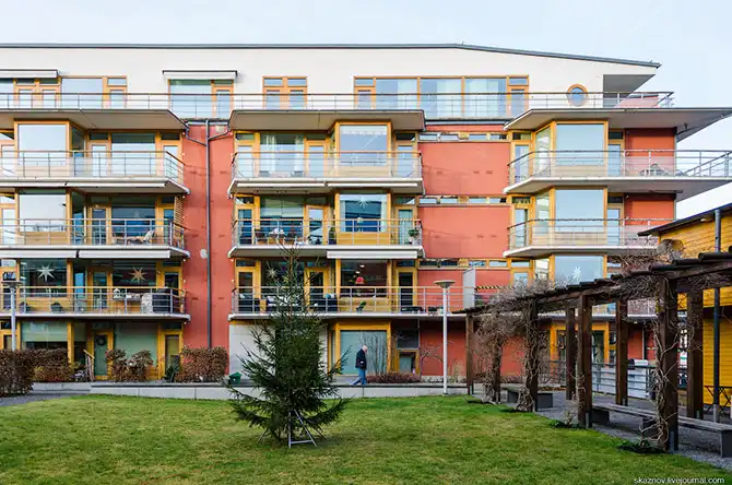 Прогулка по экокварталу, построенному на месте заброшенной промзоны