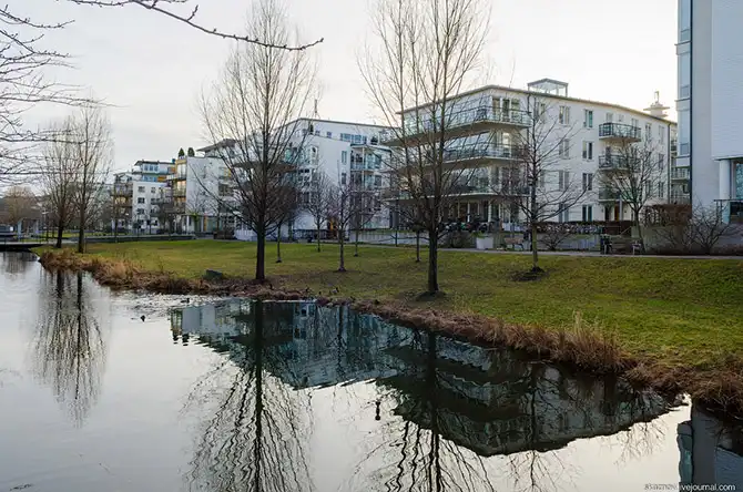 Прогулка по экокварталу, построенному на месте заброшенной промзоны