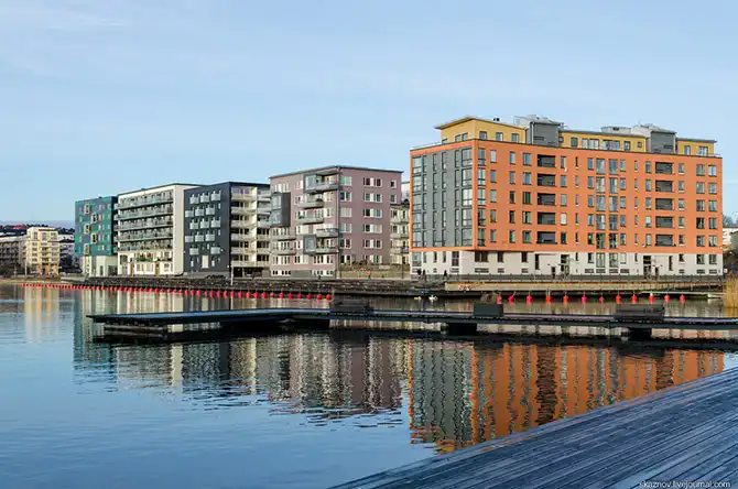 Прогулка по экокварталу, построенному на месте заброшенной промзоны